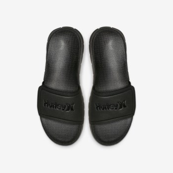 Nike Hurley Fusion Slide - Férfi Szandál - Fekete/Fekete